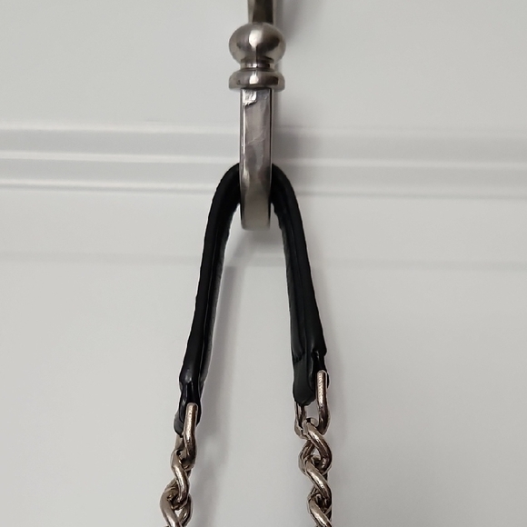 Kate Spade Black Leaf Quilted Shoulder Bag